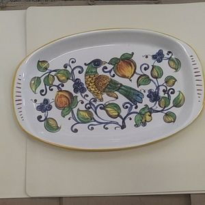 Hand- painted Platter/ Dish